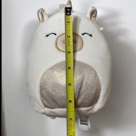 NWOT Squishmallows White and Gold Unicorn Small/medium - Picture 6 of 7